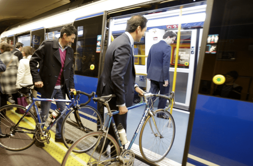 Intermodalidad ciclista en Madrid