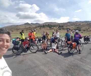 Viaje en bicicleta por Madrid con residuo cero
