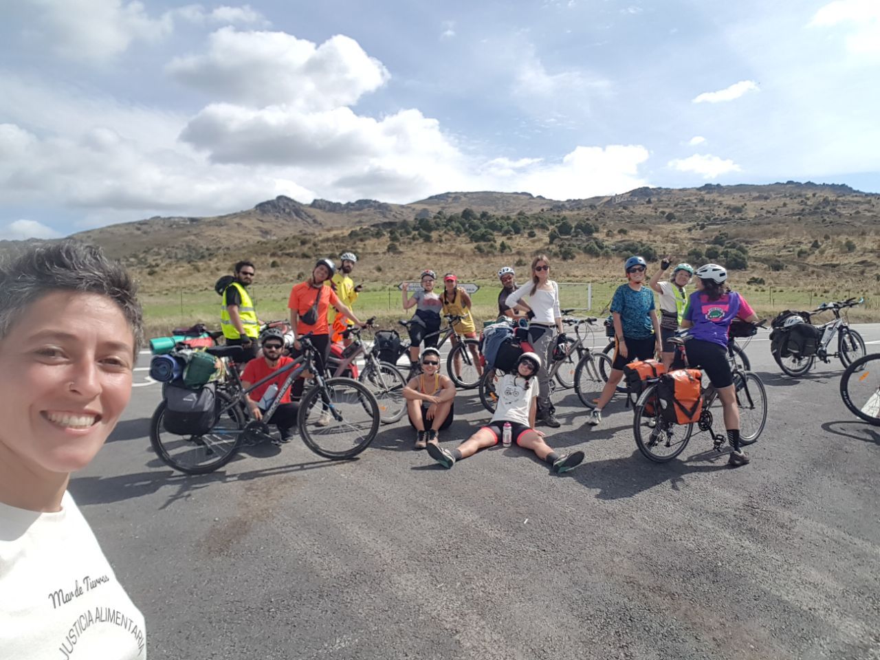 Viaje en bicicleta por Madrid con residuo cero