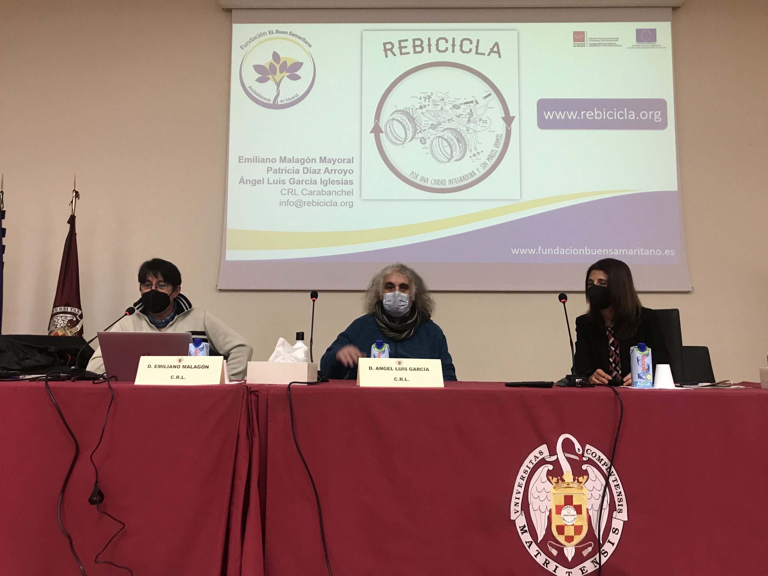 Rebicicla se presentó en la Universidad Complutense de Madrid