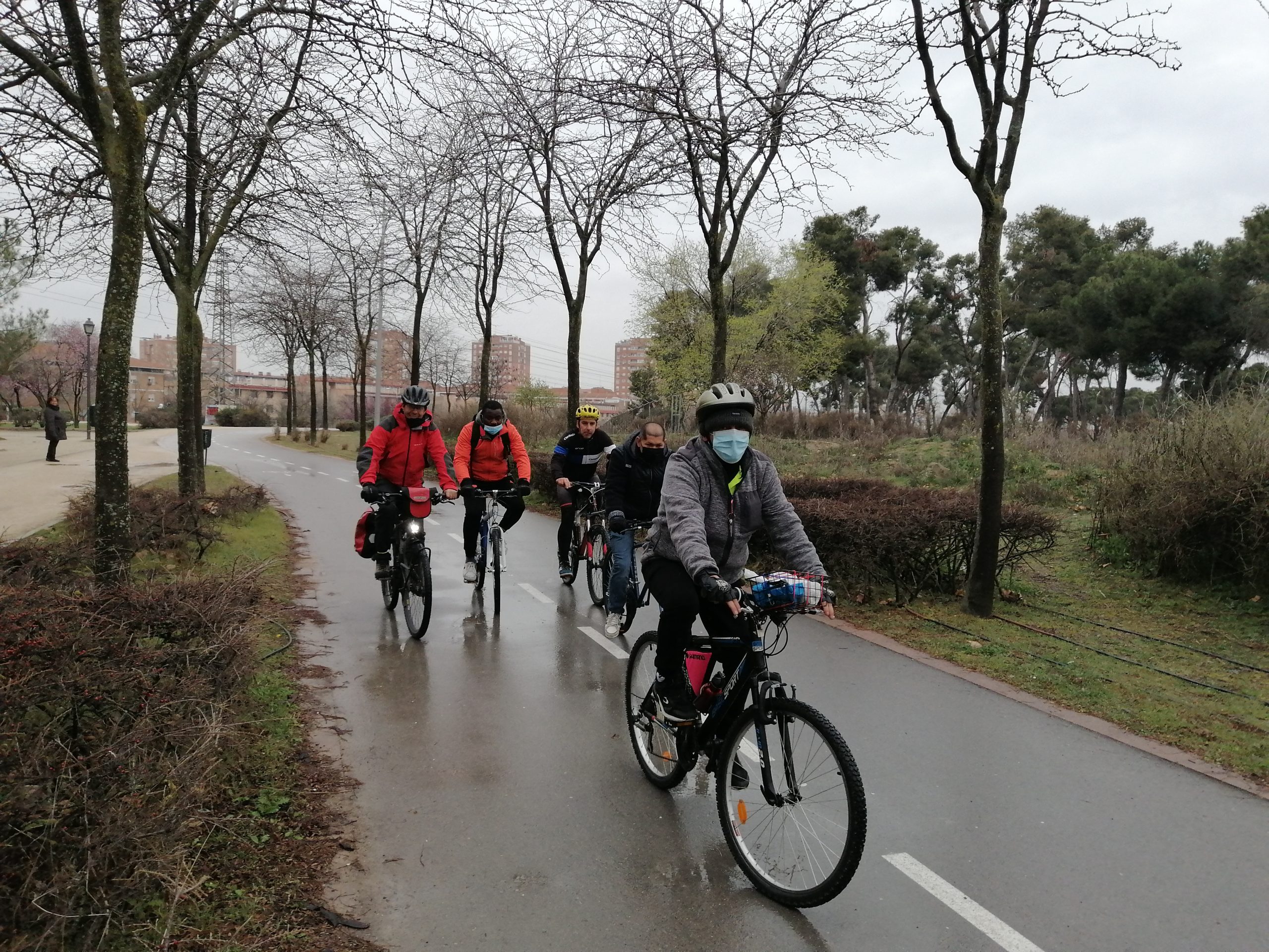 Primera ruta del grupo ciclista Rebicicla