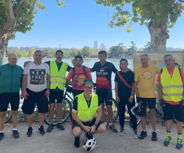 «Vuelta al cole» del grupo ciclista Rebicicla